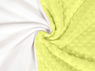 Dětská deka MINKY - pistáciově zelená - 75x100 cm