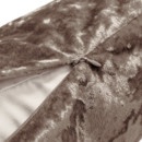 Dekorační povlak na polštář DELUXE - hnědý