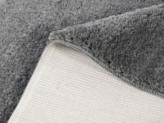 Koupelnová předložka / kobereček s vyšším chlupem - tmavě šedá 50x60 cm