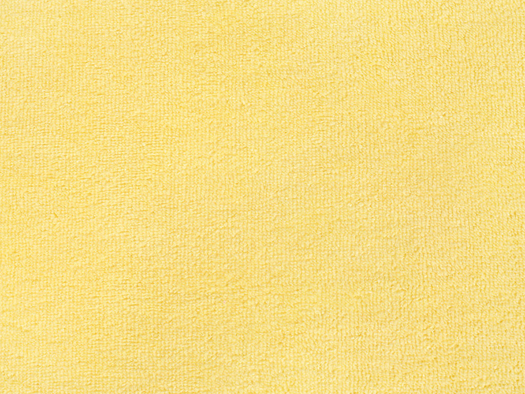 Oboustranné froté Velur - žluté