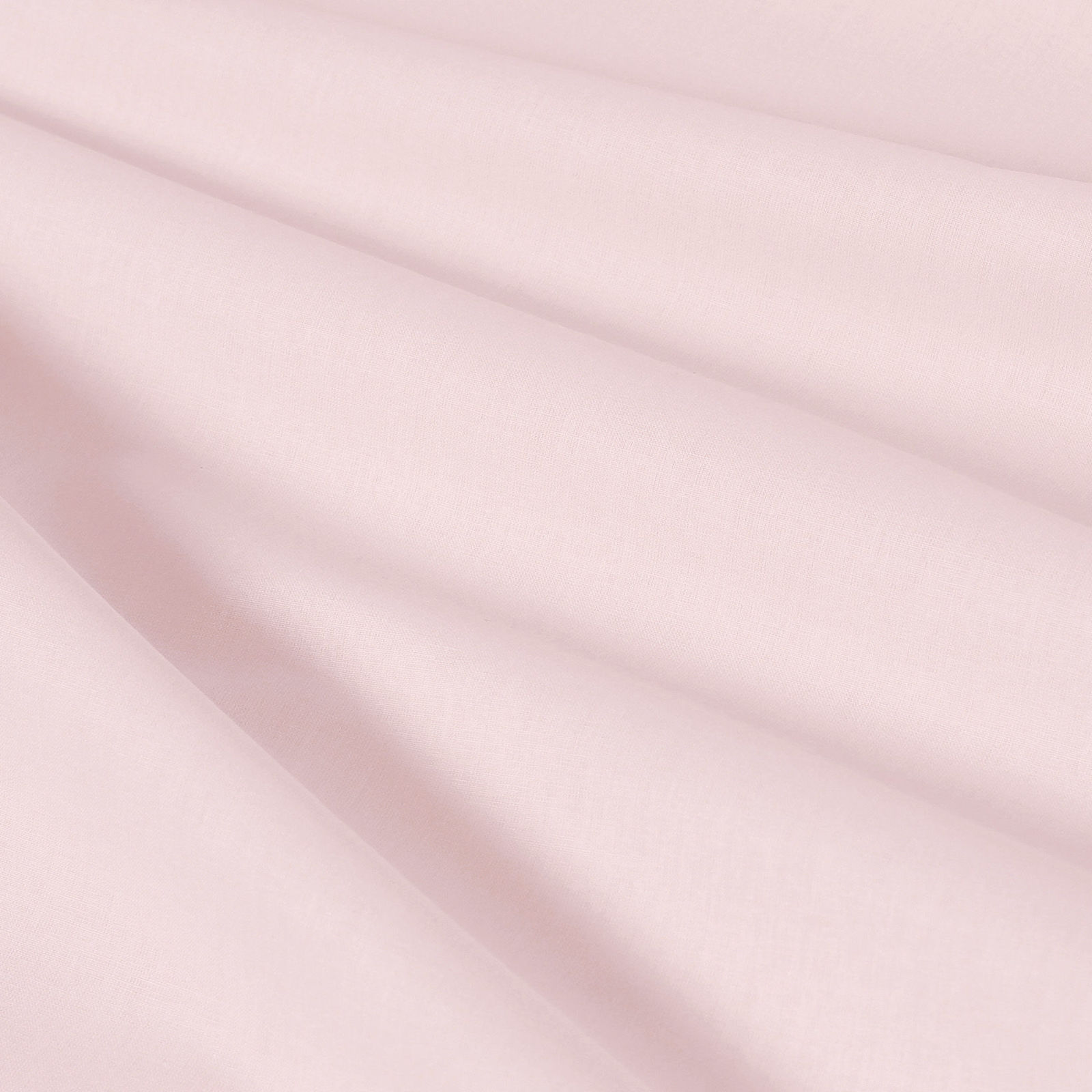 Kulatý ubrus 100% bavlněné plátno - pudrově růžový
