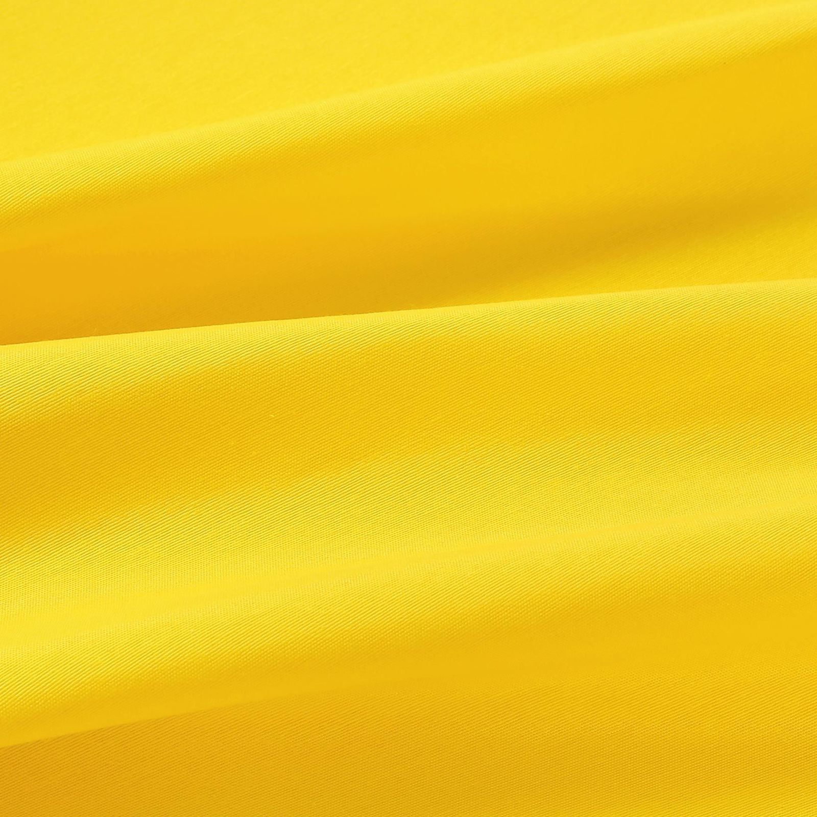 Kulatý ubrus Loneta - sytě žlutý