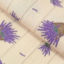 Hranatý teflonový ubrus - levandule v košíčcích