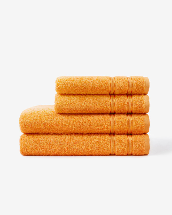 Froté ručník / osuška Nela - oranžový