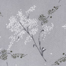 Bavlněné plátno Simona - japonské květy na šedém - metráž š. 145 cm