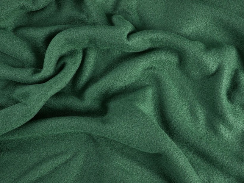 Polar fleece antipilling - tmavě zelený