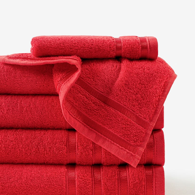 Bambusový ručník/osuška Bamboo Lux - červený