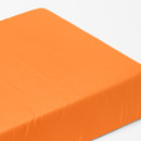 Bavlněné napínací prostěradlo - oranžové