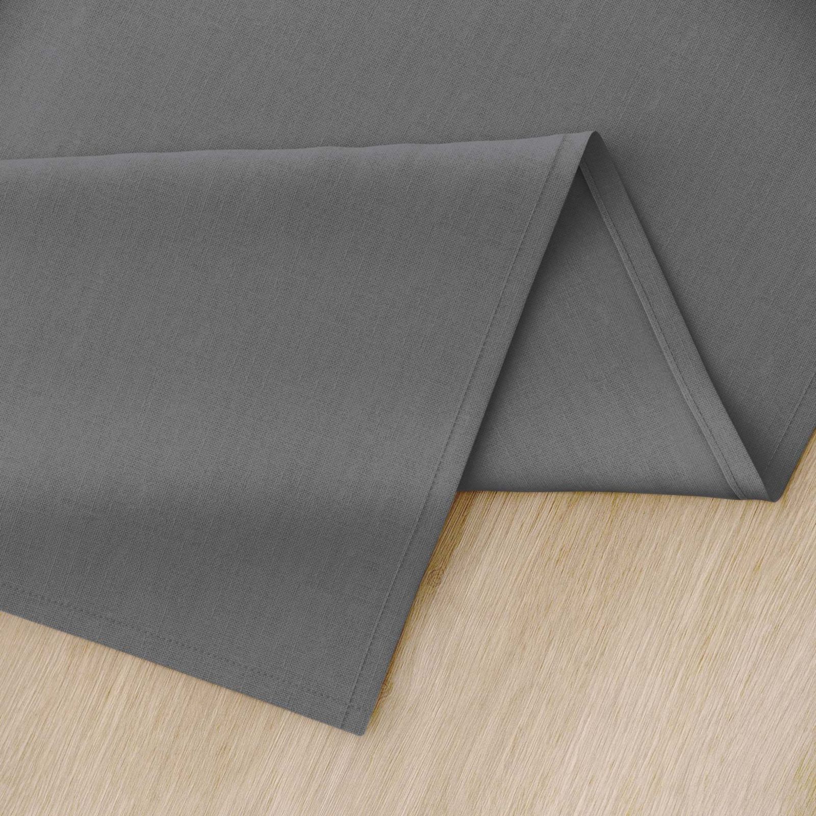 Běhoun na stůl 100% bavlněné plátno - tmavě šedý