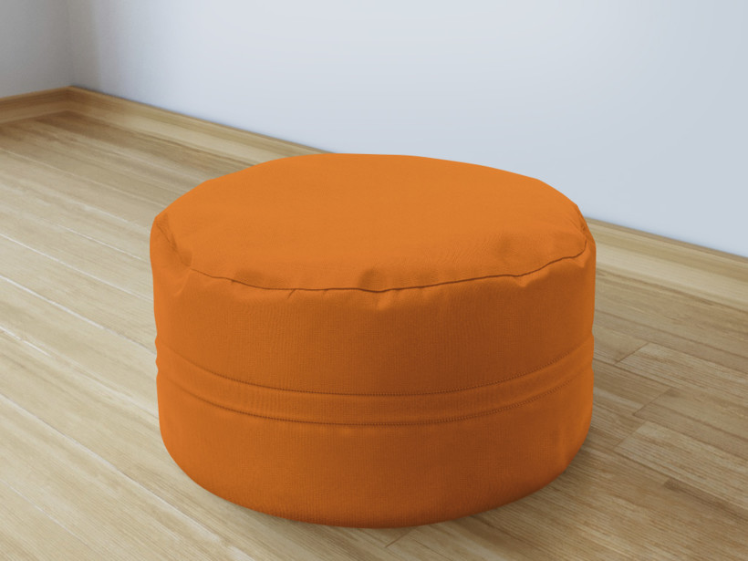 Bavlněný sedací bobek 50x20 cm - oranžový