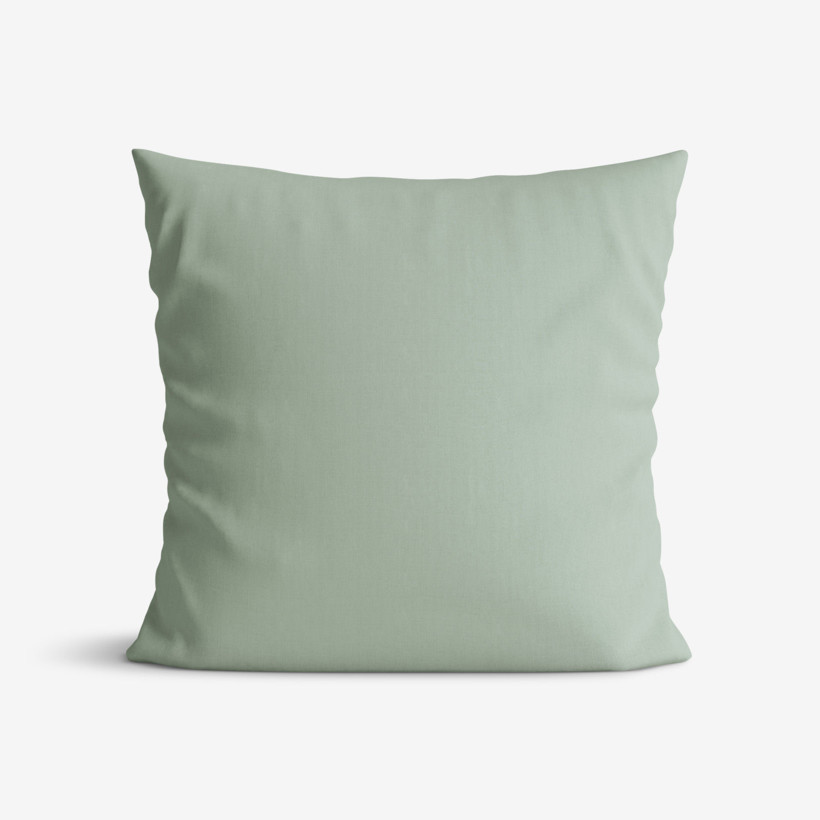 Bavlněný povlak na polštář - šalvějově zelený