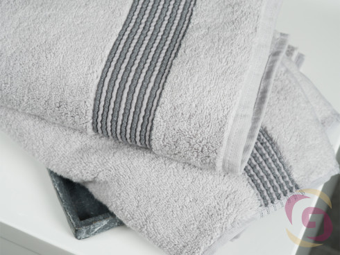 Froté ručník / osuška Mikro Exklusiv - světle šedý