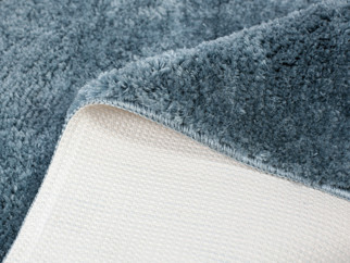 Koupelnová předložka / kobereček s vyšším chlupem - modrá 60x100 cm