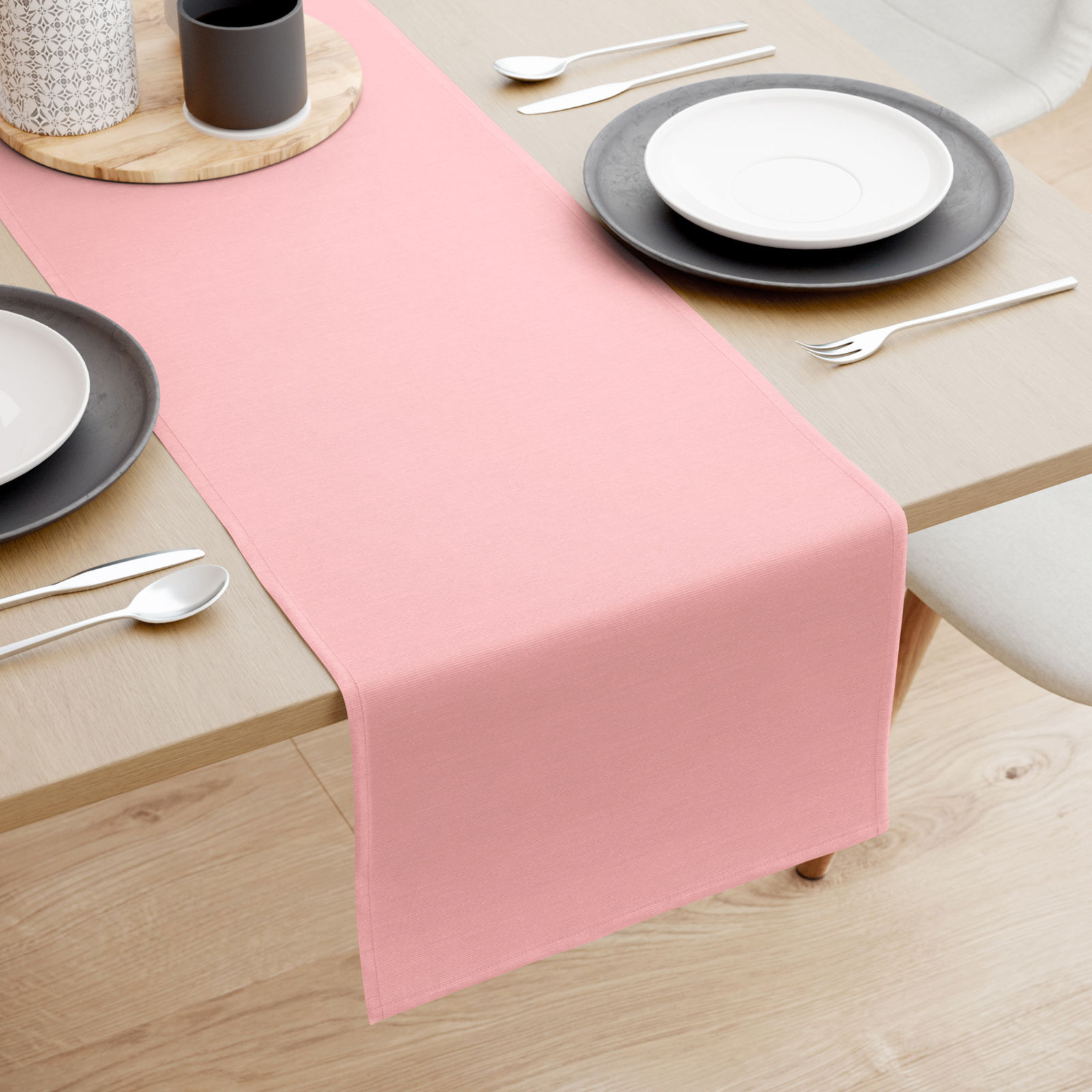 Běhoun na stůl Loneta - růžový