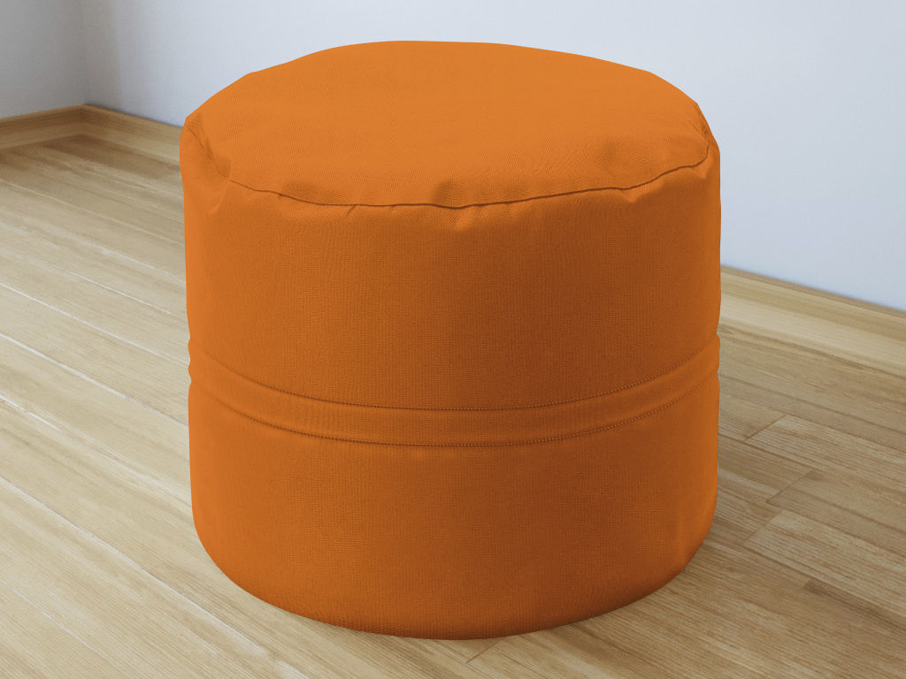 Bavlněný sedací bobek 50x40cm - oranžový