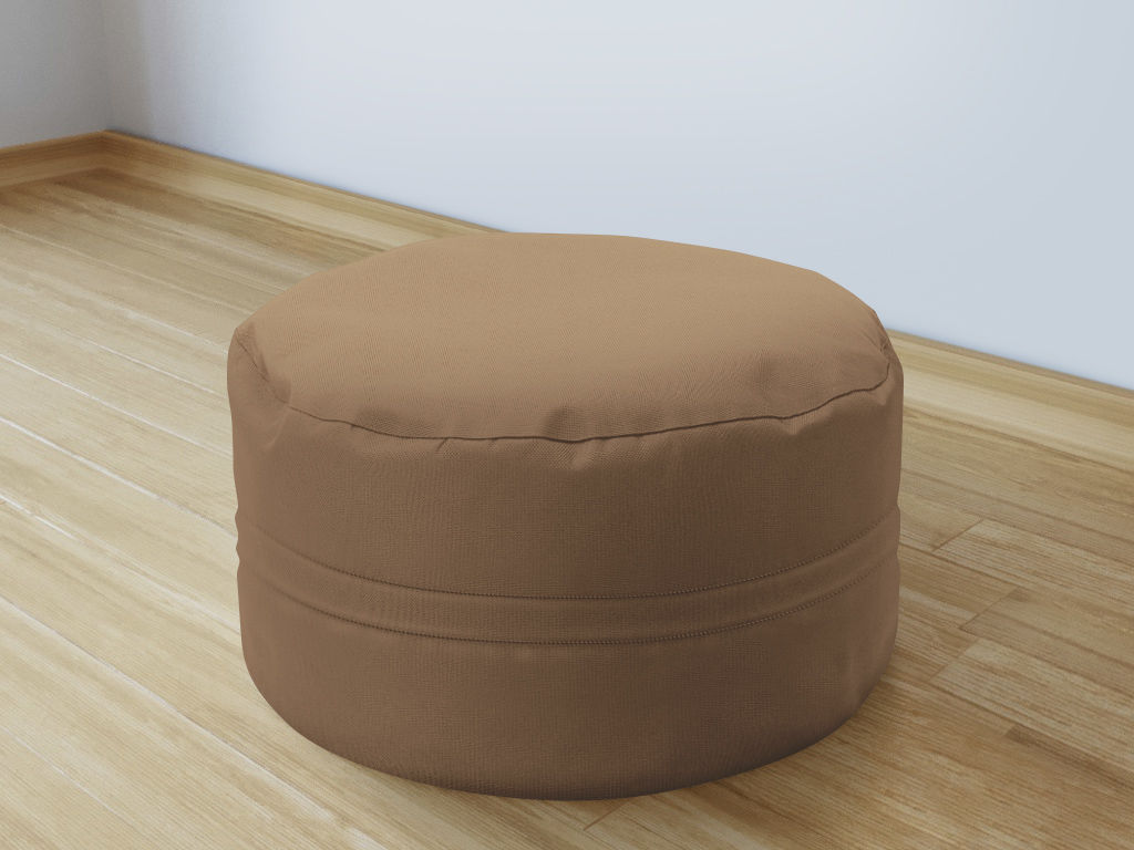 Bavlněný sedací bobek 50x20 cm - hnědý