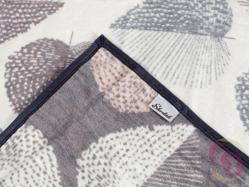Luxusní deka z bavlny vzor barevné listy