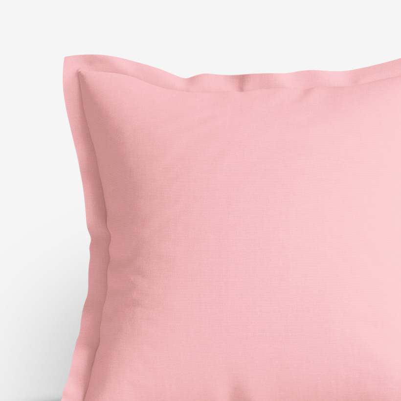 Dekorační povlak na polštář s ozdobným lemem Loneta - růžový