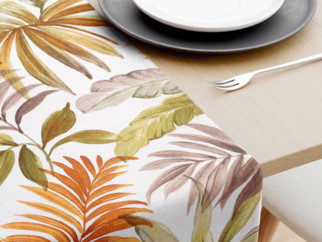 Dekorační běhoun na stůl LONETA - barevné palmové listy