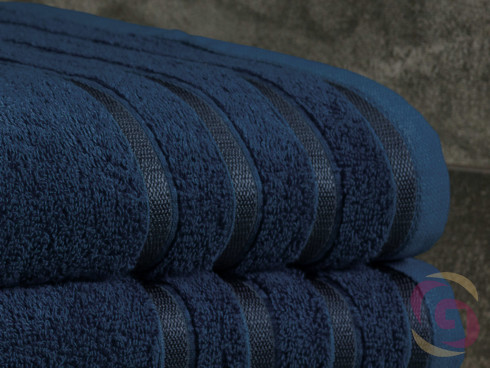 Bambusový ručník/osuška BAMBOO LUX - tmavě modrý