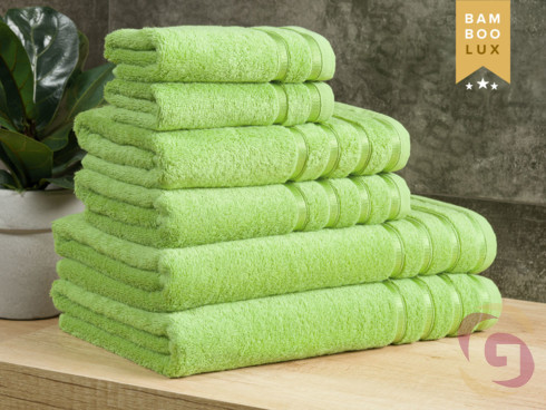 Bambusový ručník/osuška BAMBOO LUX - světle zelený