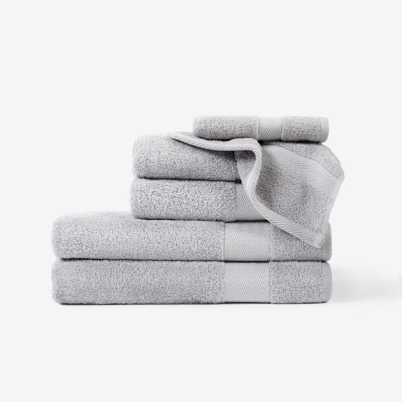 Froté ručník / osuška Mali - světle šedý