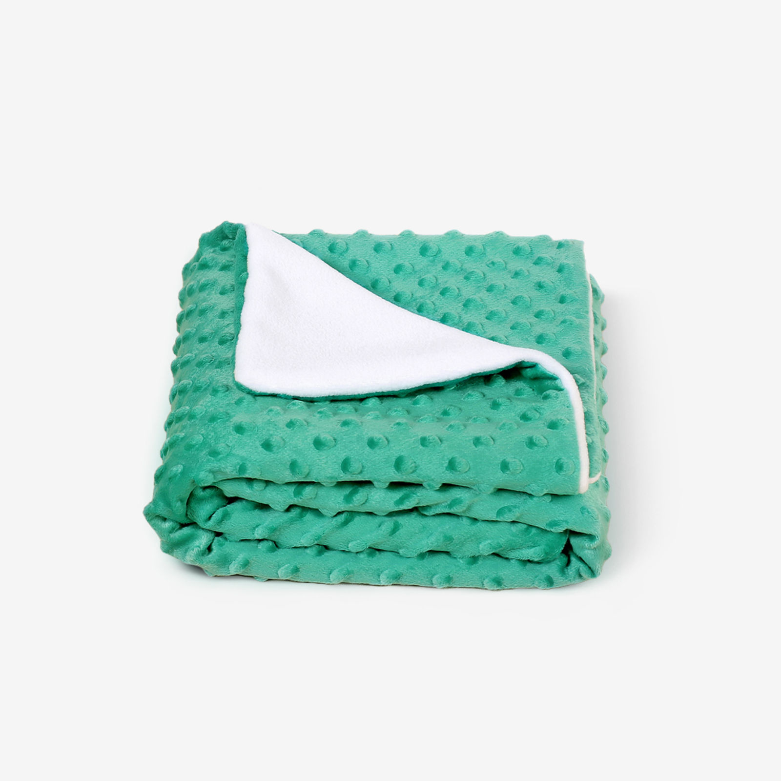 Dětská deka Minky - zelená - 75x100 cm