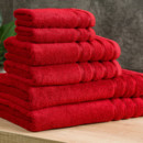 Bambusový ručník/osuška BAMBOO LUX - červený