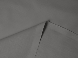 Bavlněná jednobarevná látka - plátno SUZY - tmavě šedá - šířka 145 cm