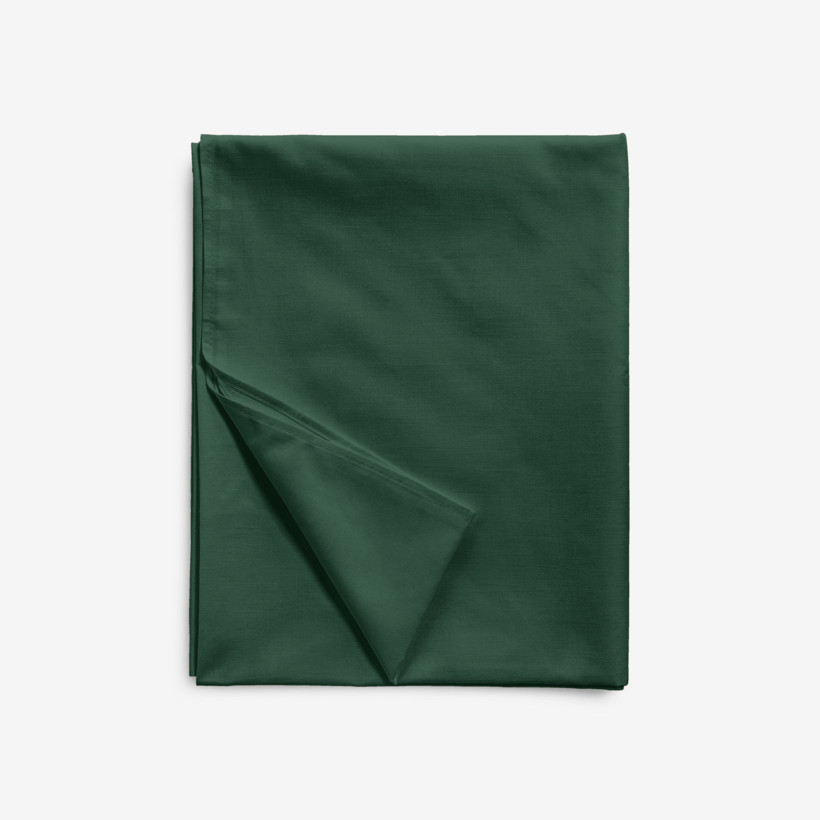 Bavlněné prostěradlo - tmavě zelené - plachta