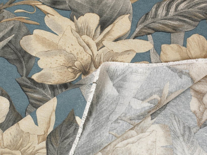 Dekorační látka Loneta - tropické květy