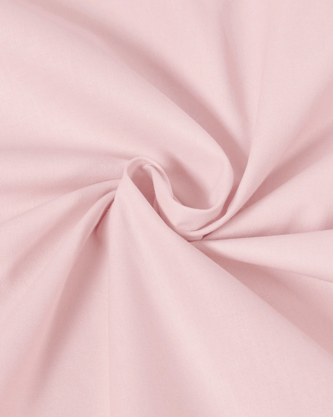 Bavlněná jednobarevná látka - plátno Suzy - pudrově růžová
