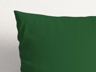 Bavlněný povlak na polštář - tmavě zelený