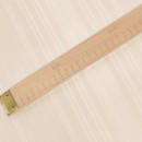 Damašková látka se saténovým vzhledem Deluxe - béžové proužky - metráž š. 280 cm