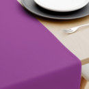 Běhoun na stůl 100% bavlněné plátno - fialový