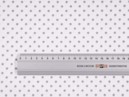 Bavlněné plátno SIMONA - vzor 494 šedé puntíky na bílém - metráž š. 145cm