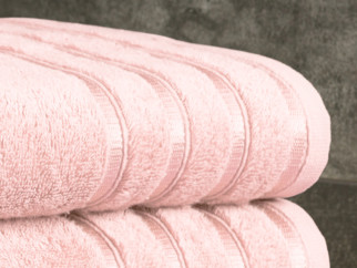 Bambusový ručník/osuška BAMBOO LUX - pastelově růžový