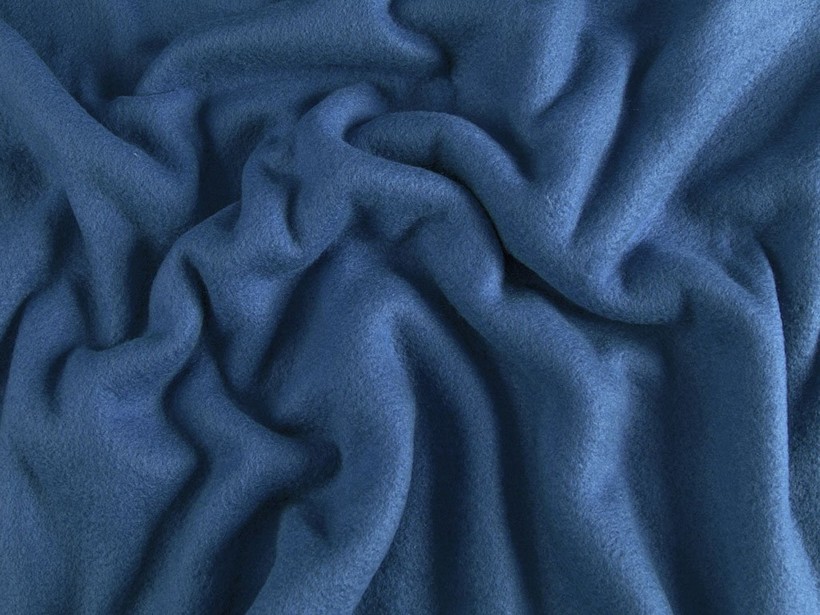 Polar fleece antipilling - džínově modrý