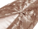 Dekorační povlak na polštář DELUXE - světle hnědý