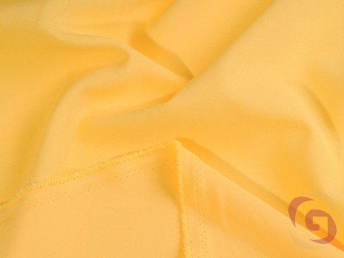 Dekorační jednobarevná látka Rongo žlutá