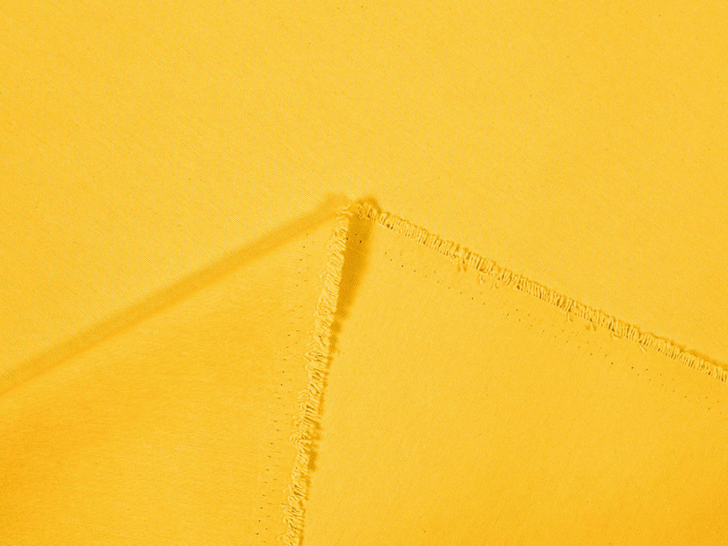 Dekorační látka Loneta - sytě žlutá stará
