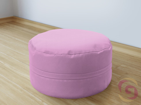 Bavlněný sedací bobek růžový - detail 2
