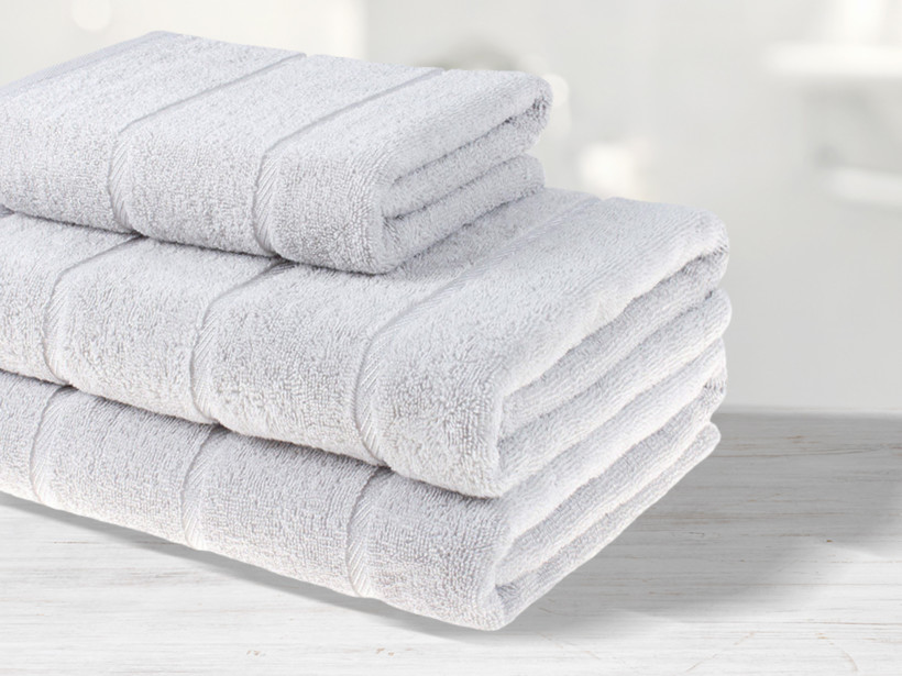 Froté ručník / osuška Melissa - světle šedý
