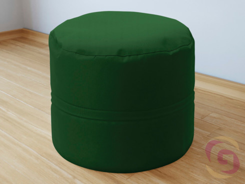 Bavlněný sedací bobek tmavě zelený - detail 2