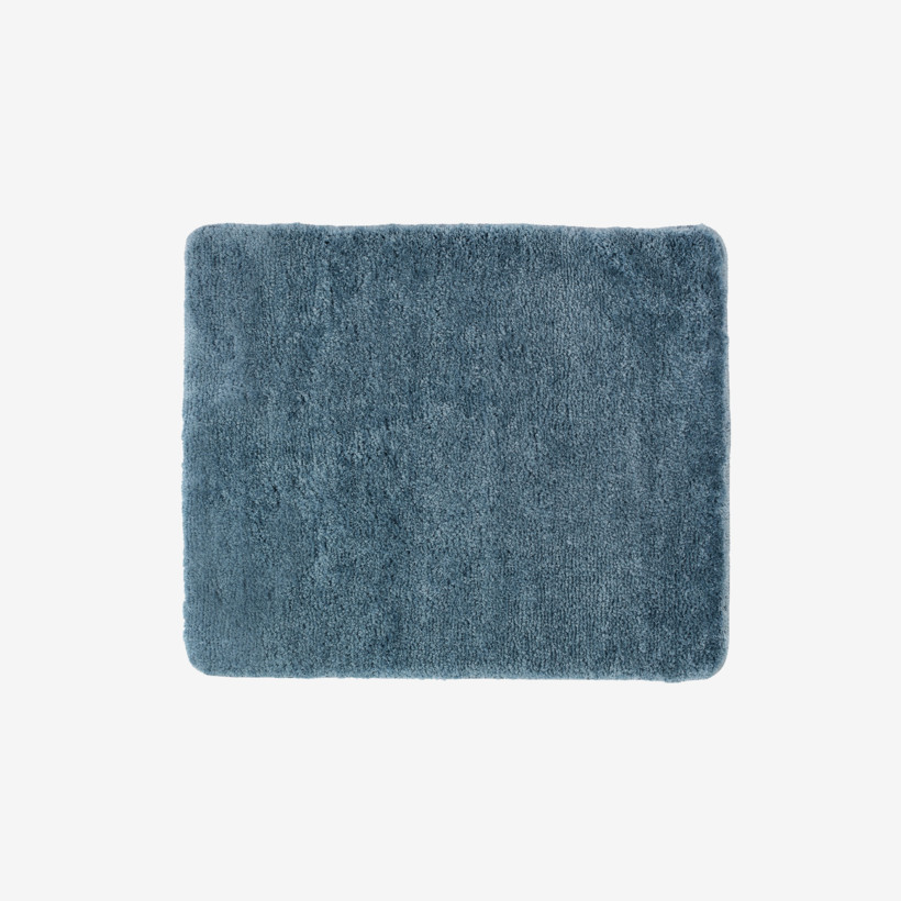 Koupelnová předložka / kobereček s vyšším chlupem 50x60 cm - modrá