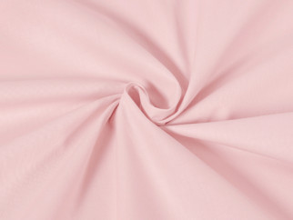 Bavlněná jednobarevná látka - plátno Suzy - pudrově růžová - šířka 160 cm