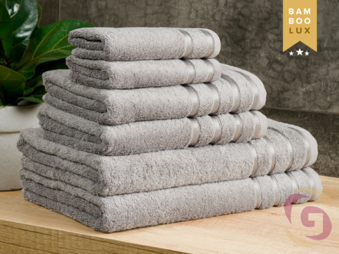 Bambusový ručník/osuška BAMBOO LUX - šedý