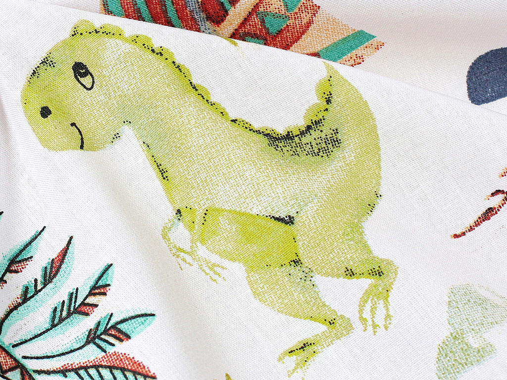 Bavlněné plátno - dinosauří svět