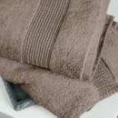 Froté ručník / osuška Mikro Exklusiv - šedobéžový