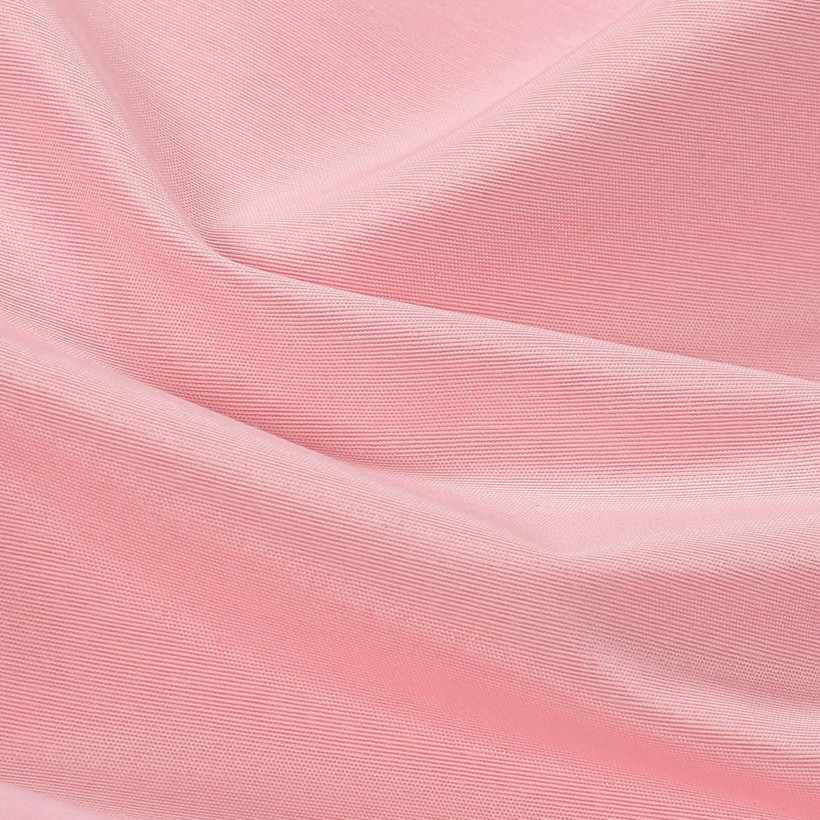 Kulatý ubrus Loneta - růžový